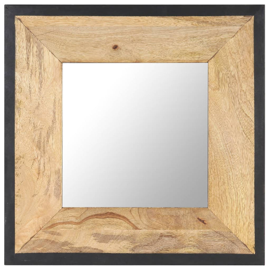Spiegel Massief Mangohout 50 x 50 cm