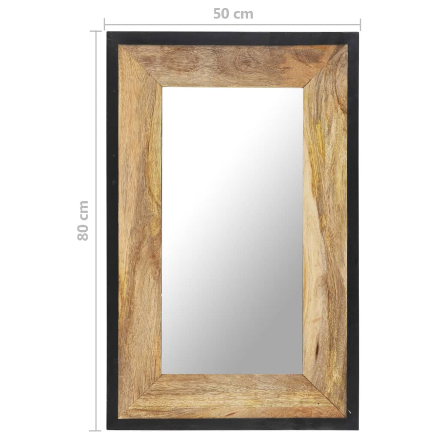 Spiegel Massief Mangohout 80 x 50 cm