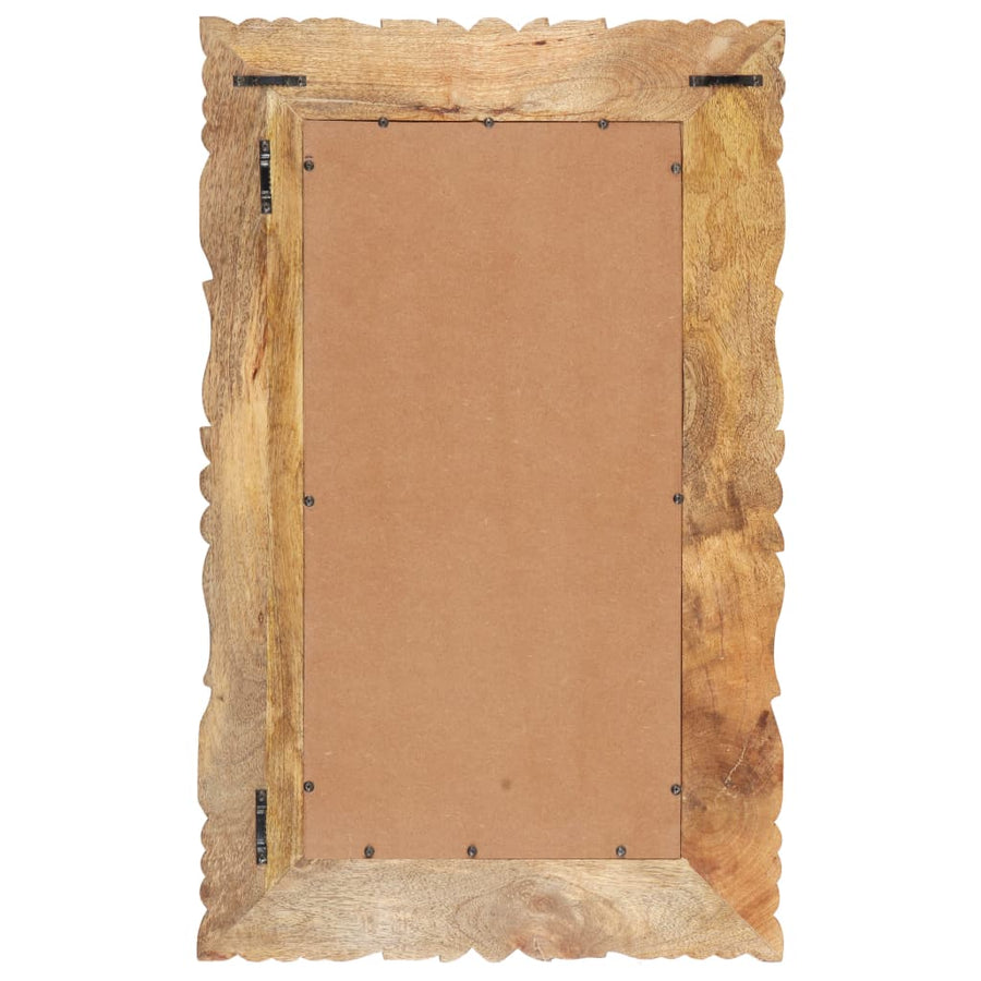 Spiegel Massief Mangohout 80 x 50 cm Bruin