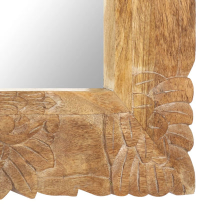 Spiegel Massief Mangohout 80 x 50 cm Bruin