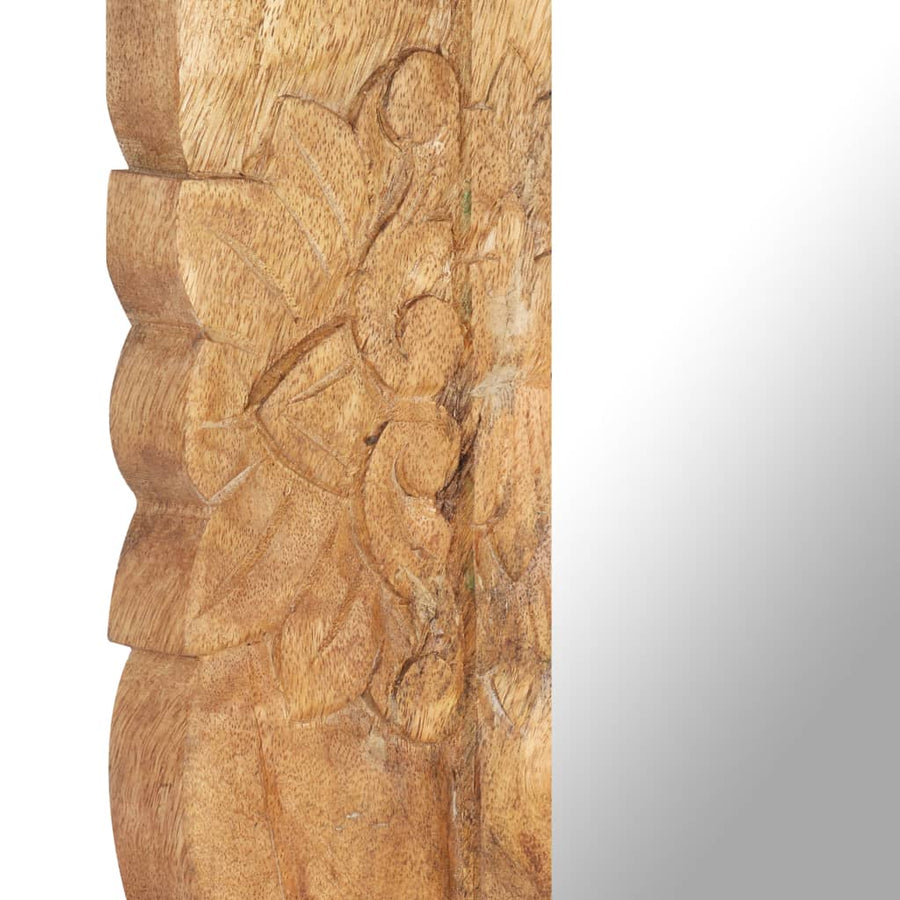 Spiegel Massief Mangohout 80 x 50 cm Bruin