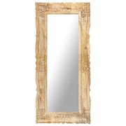 Mirror 110x50 cm solid mango wood