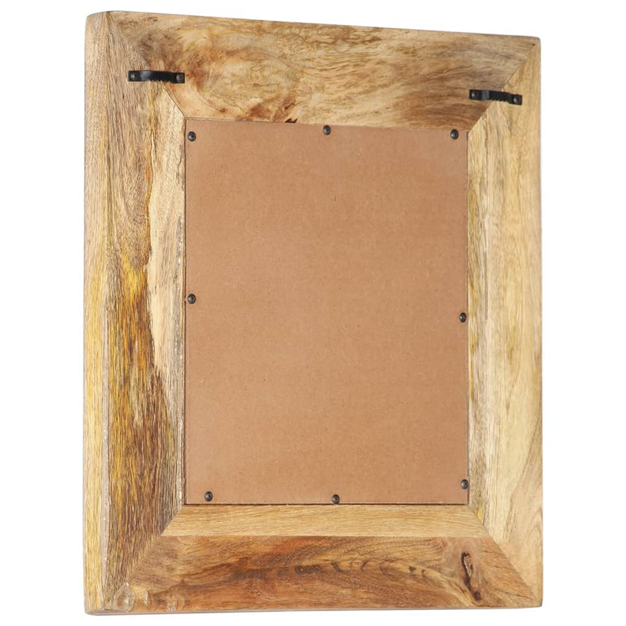 Spiegel Handgesneden 50X50X2,6 Cm Massief Mangohout 50 x 50 x 2.6 cm