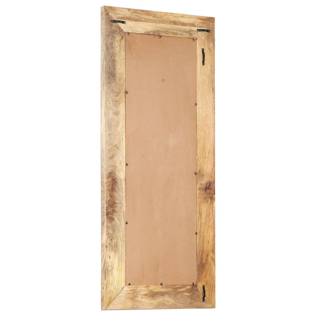 Spiegel handgesneden 110x50x2,6 cm massief mangohout