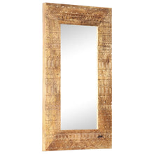 Spiegel Handgesneden 80X50X2,5 Cm Massief Mangohout 80 x 50 x 2.5 cm