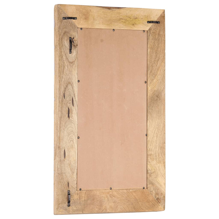 Spiegel Handgesneden 80X50X2,5 Cm Massief Mangohout 80 x 50 x 2.5 cm