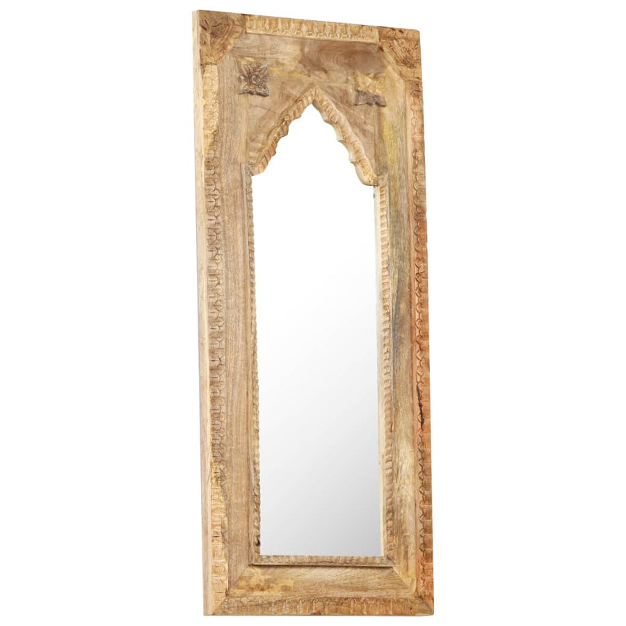 Spiegel 50x3x110 cm massief mangohout