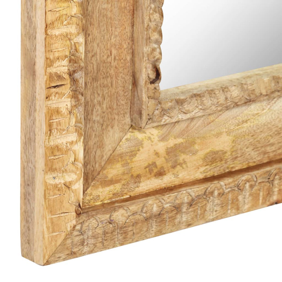Spiegel 50x3x110 cm massief mangohout