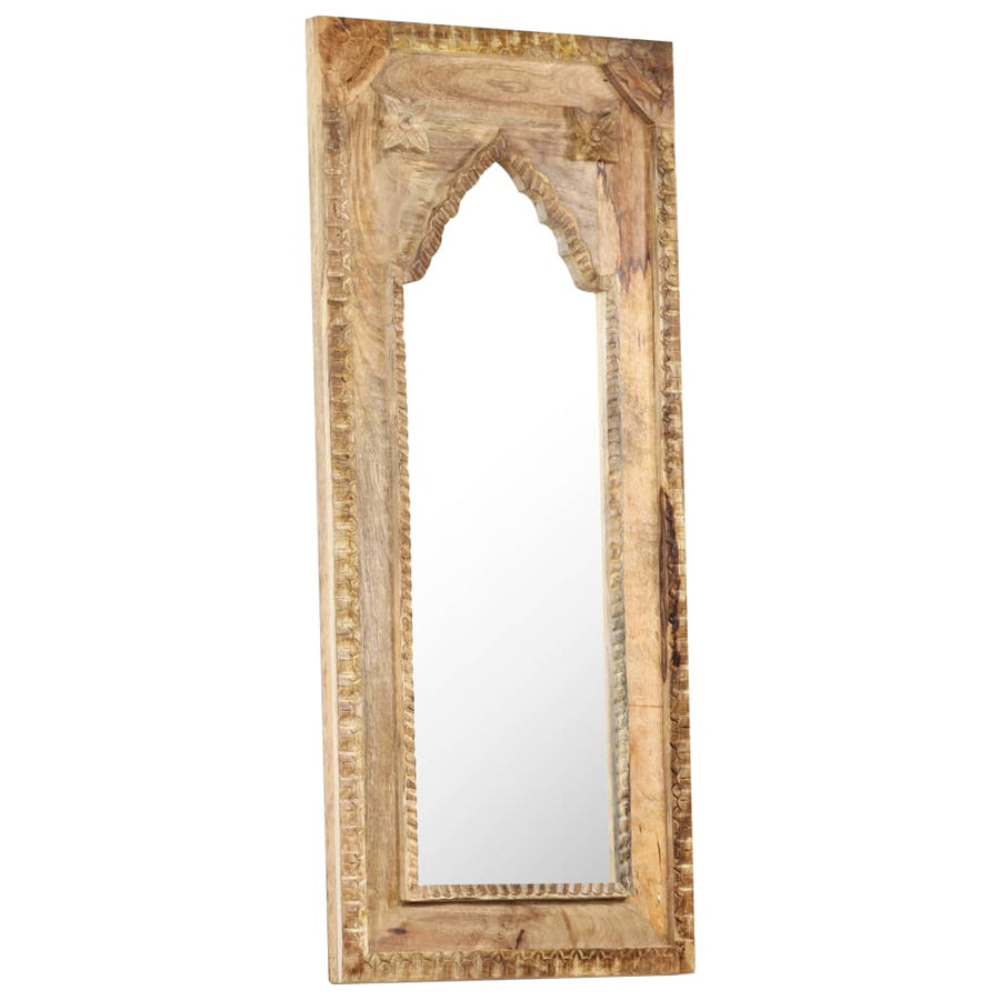Spiegel 50x3x110 cm massief mangohout