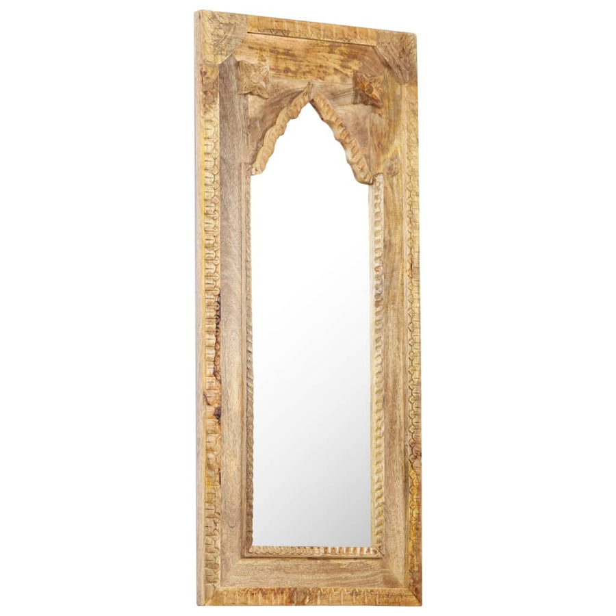 Spiegel 50x3x110 cm massief mangohout