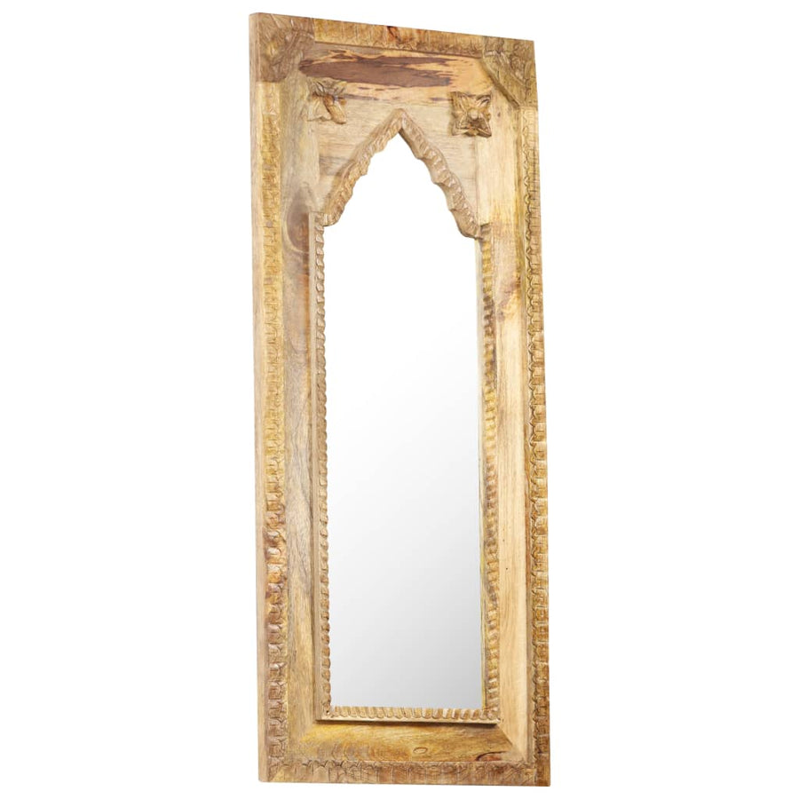 Spiegel 50x3x110 cm massief mangohout