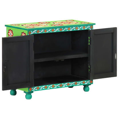 Dressoir handgeschilderd 70x35x60 cm mangohout meerkleurig