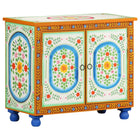 Dressoir 70x35x60 cm massief mangohout multikleur