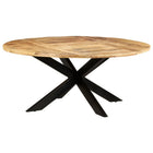 Eettafel rond Ø175x75 cm mangohout