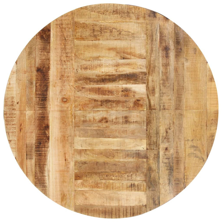 Eettafel rond 175x75 cm ruw mangohout