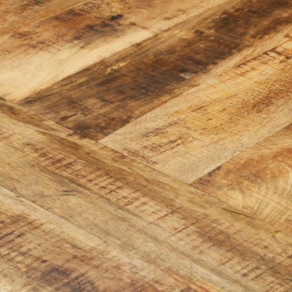 Eettafel rond 175x75 cm ruw mangohout