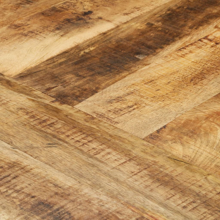 Eettafel rond 175x75 cm ruw mangohout