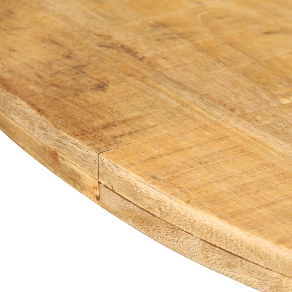 Eettafel rond 175x75 cm ruw mangohout