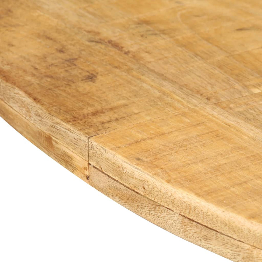 Eettafel rond 175x75 cm ruw mangohout