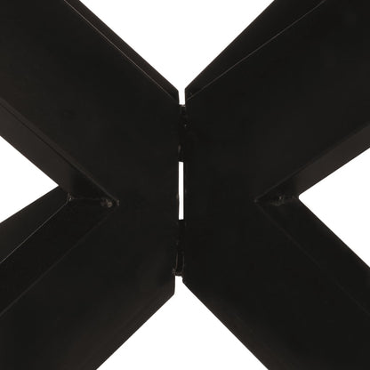 Eettafel rond 175x75 cm ruw mangohout