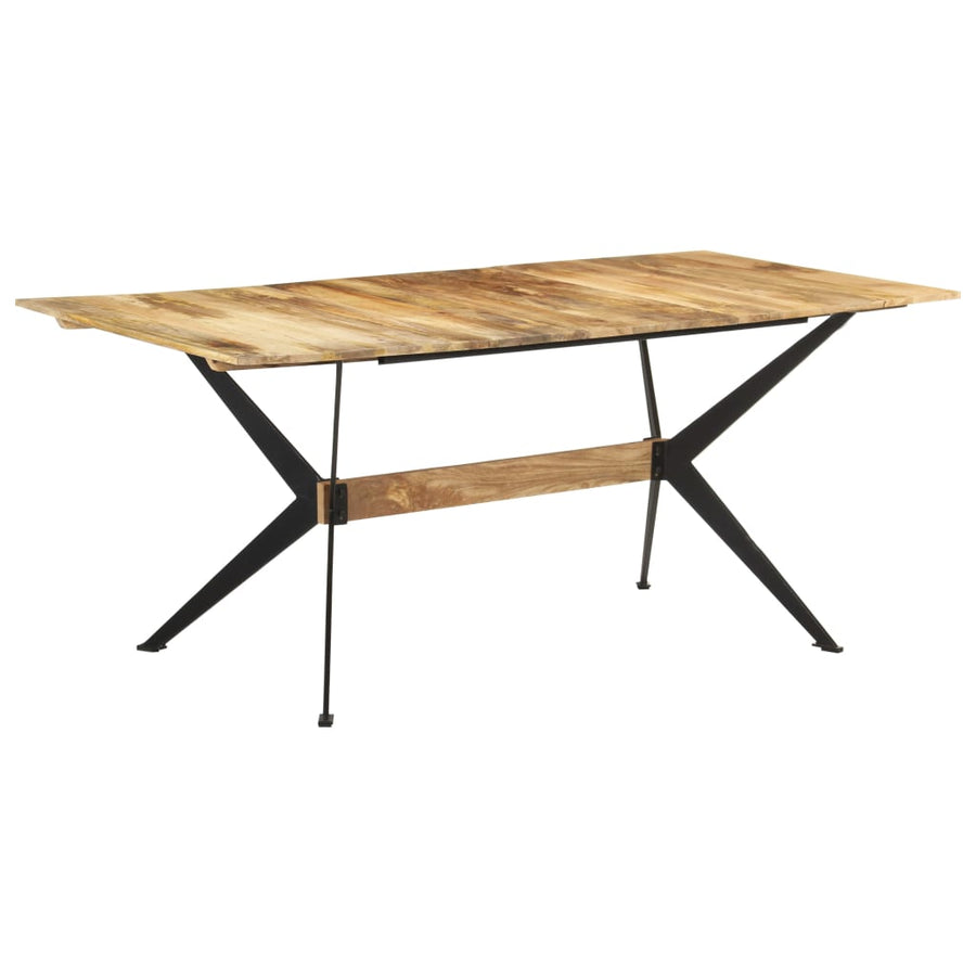 Eettafel 180x90x76 cm massief mangohout