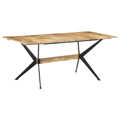 Eettafel 180x90x76 cm massief mangohout