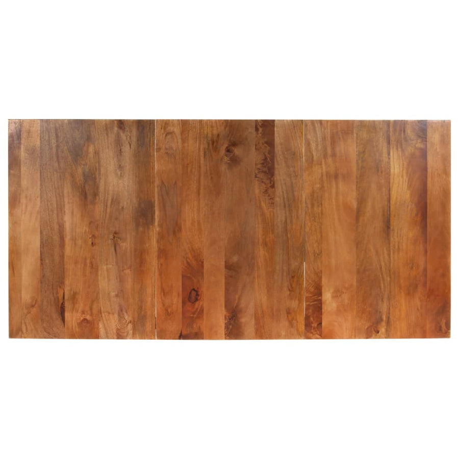 Eettafel 180X90X76 Cm Massief Mangohout Donkerbruin