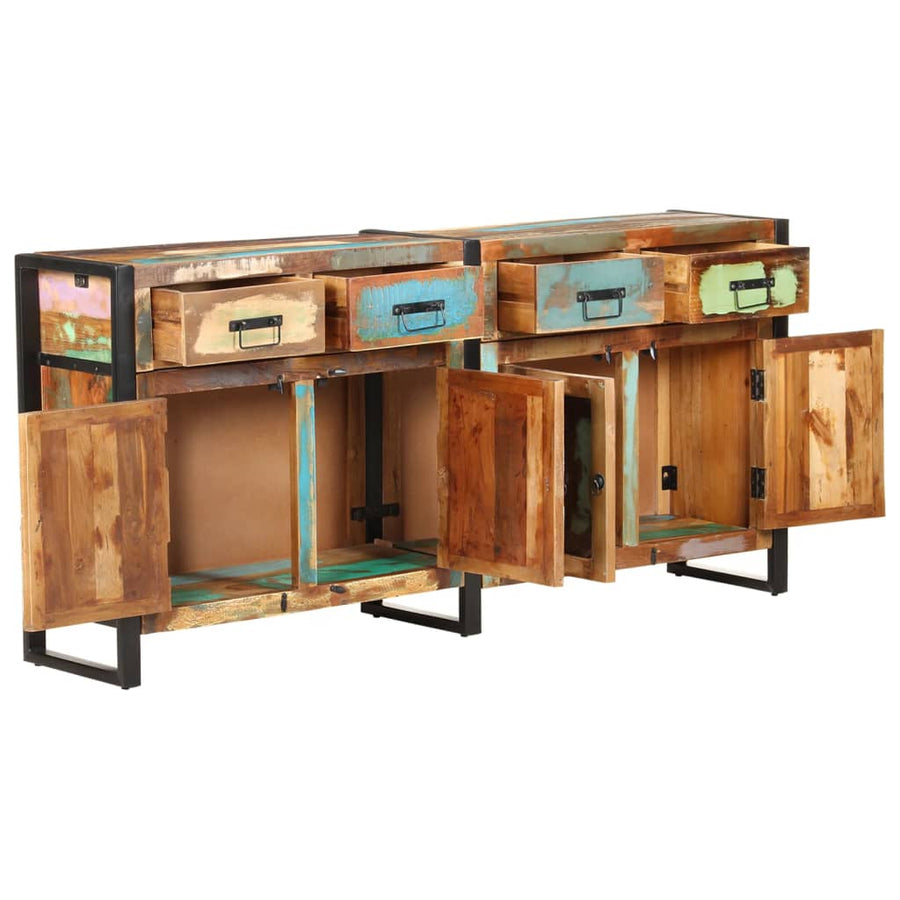 Dressoir 72X35X80 Cm massief gerecycled hout