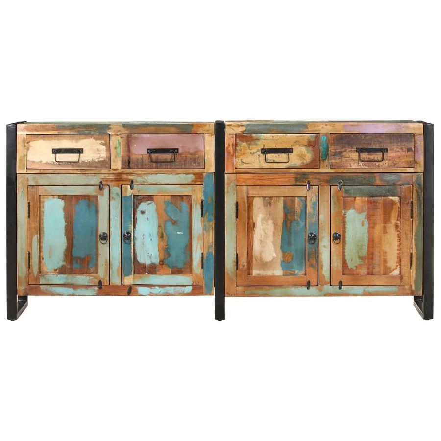 Dressoir 72X35X80 Cm massief gerecycled hout