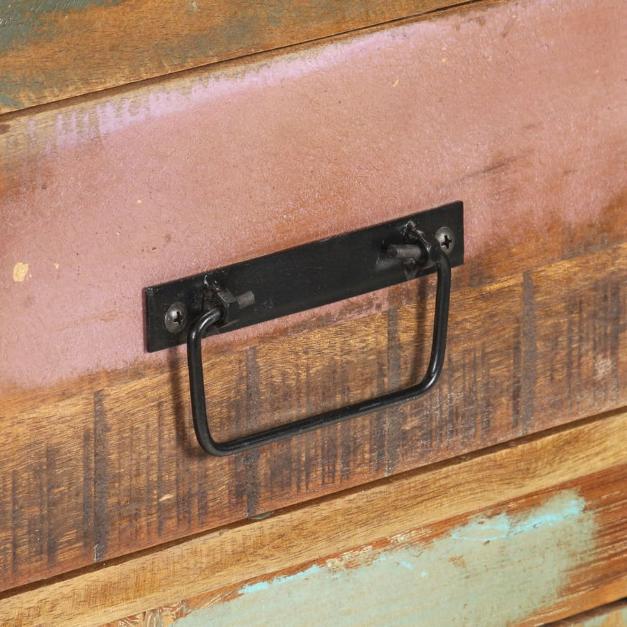 Dressoir 72X35X80 Cm massief gerecycled hout