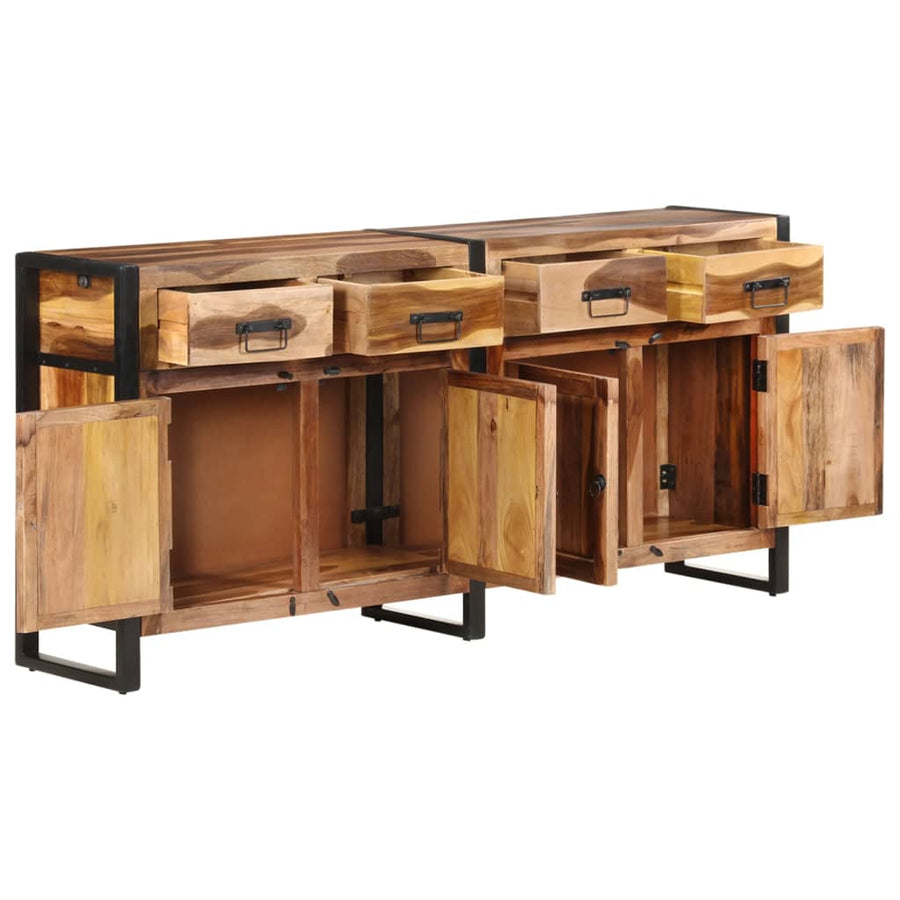 Dressoir 172X35X80 Cm Acaciahout Met Honingkleurige Afwerking Massief acaciahout