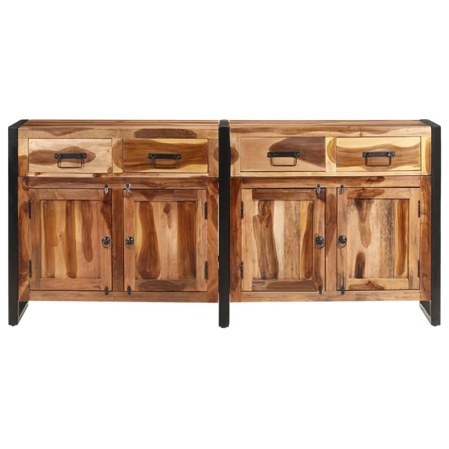 Dressoir 172X35X80 Cm Acaciahout Met Honingkleurige Afwerking Massief acaciahout
