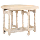 Eettafel rond 110 cm massief mangohout