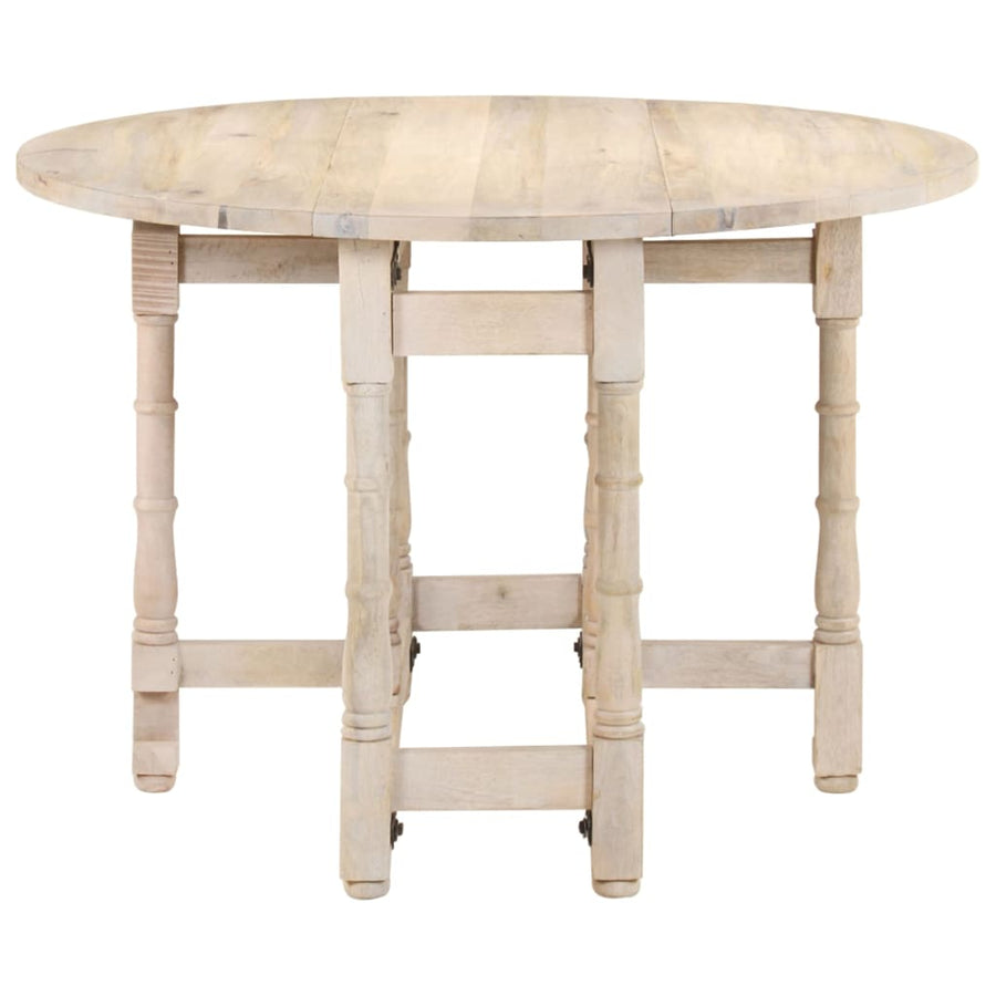 Eettafel rond 110x76 cm massief mangohout