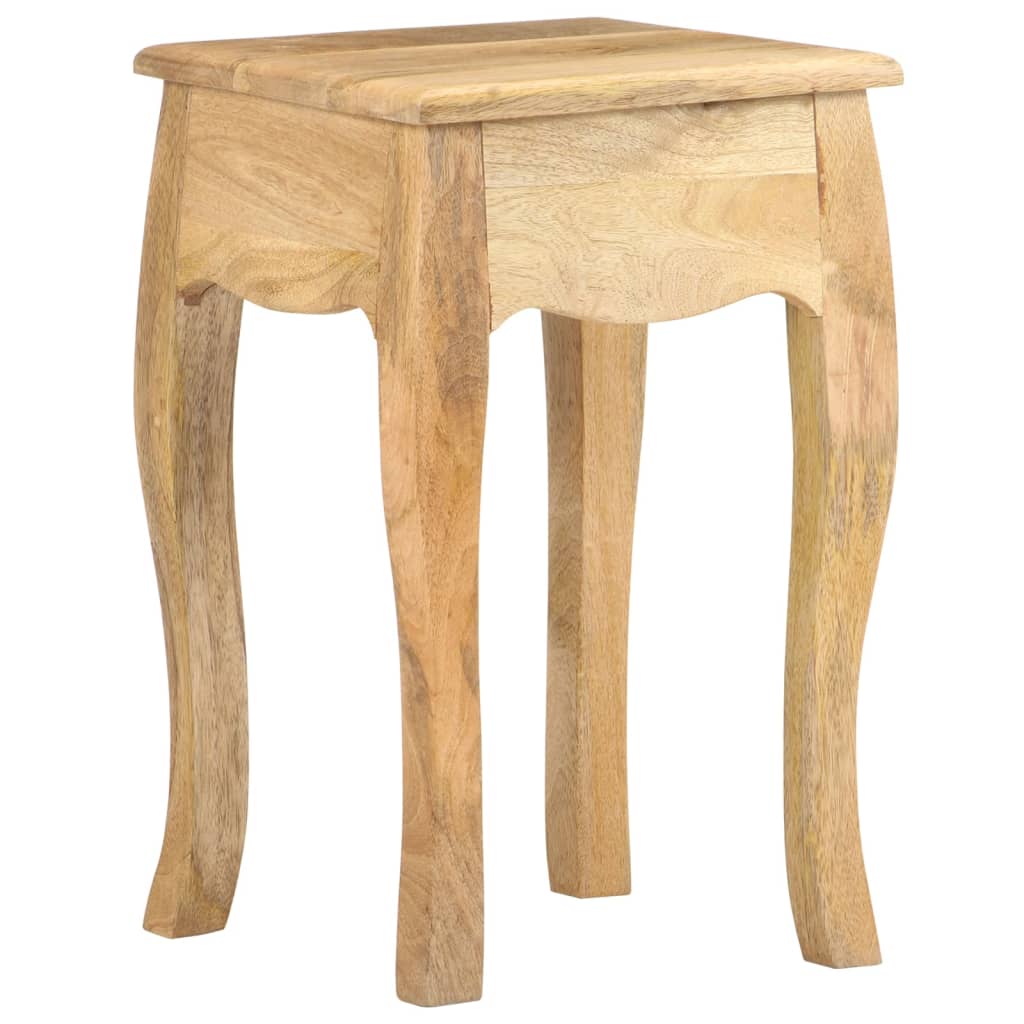 Nachtkastje 28x28x46 cm massief mangohout