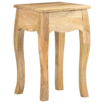 Nachtkastje 28x28x46 cm massief mangohout