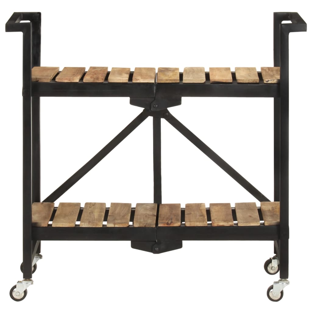 Keukentrolley 87X36X81 Cm Massief Mangohout