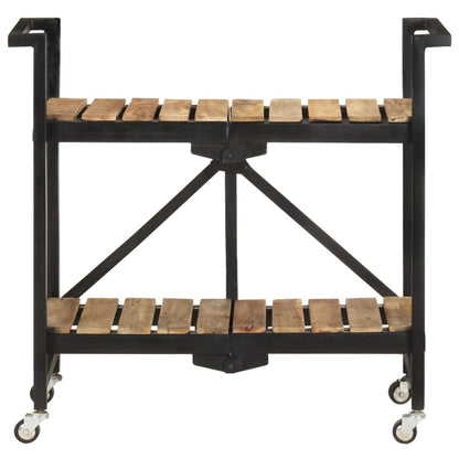 Keukentrolley 87X36X81 Cm Massief Mangohout