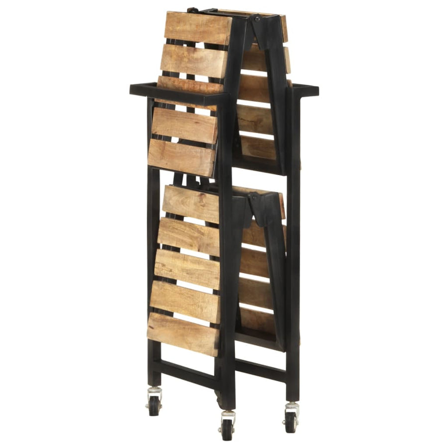 Keukentrolley 87X36X81 Cm Massief Mangohout