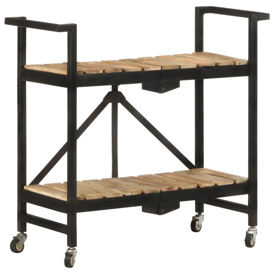 Keukentrolley 87X36X81 Cm Massief Mangohout