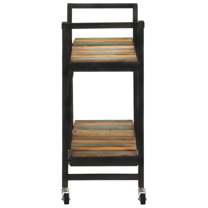 Keukentrolley 87x36x81 cm massief gerecycled hout