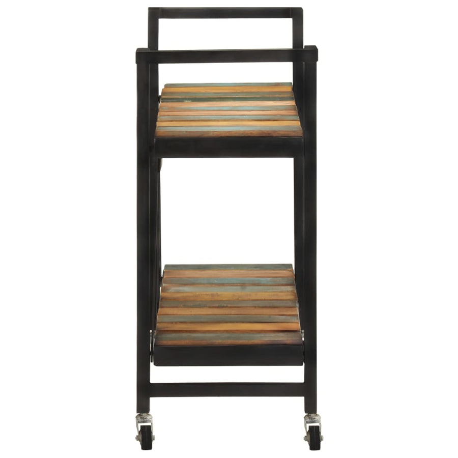 Keukentrolley 87x36x81 cm massief gerecycled hout
