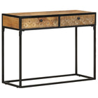 Console table 100x35x75 cm solid mango wood