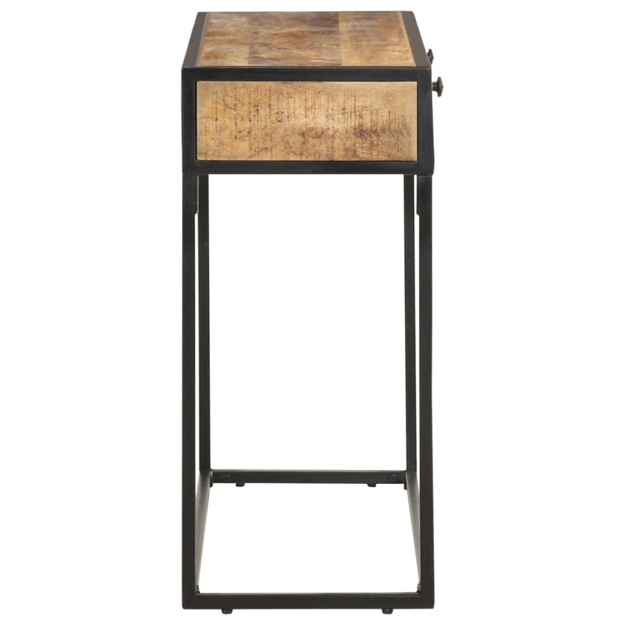 Wandtafel 100x35x75 cm massief mangohout