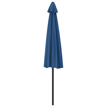 Balkonparasol Half Met Aluminium Paal 300X155X223 Cm Blauw Donkerblauw
