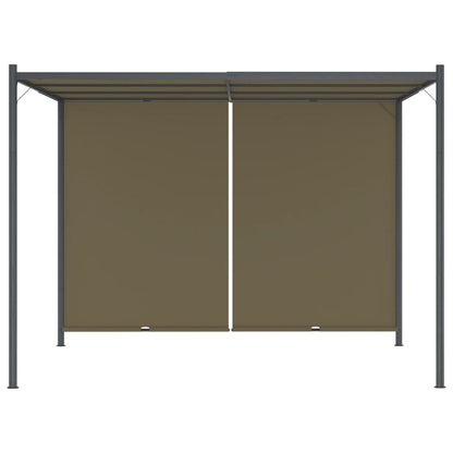 Pergola Met Uittrekbaar Dak 80 G/M² 3X3 M Taupe