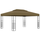 Gazebo 180 gsm 3x4 m taupe