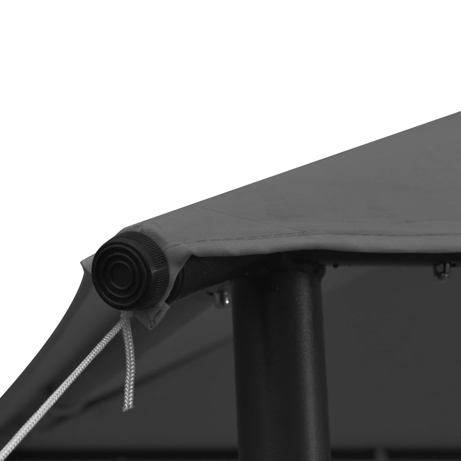 Prieel 180 G/M² Stof En Staal 3 x 3 m Antraciet