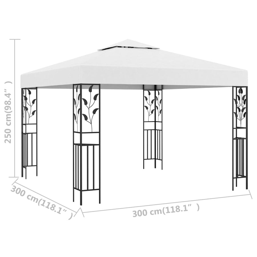 Prieel 180 G/M² 3X3 M Wit