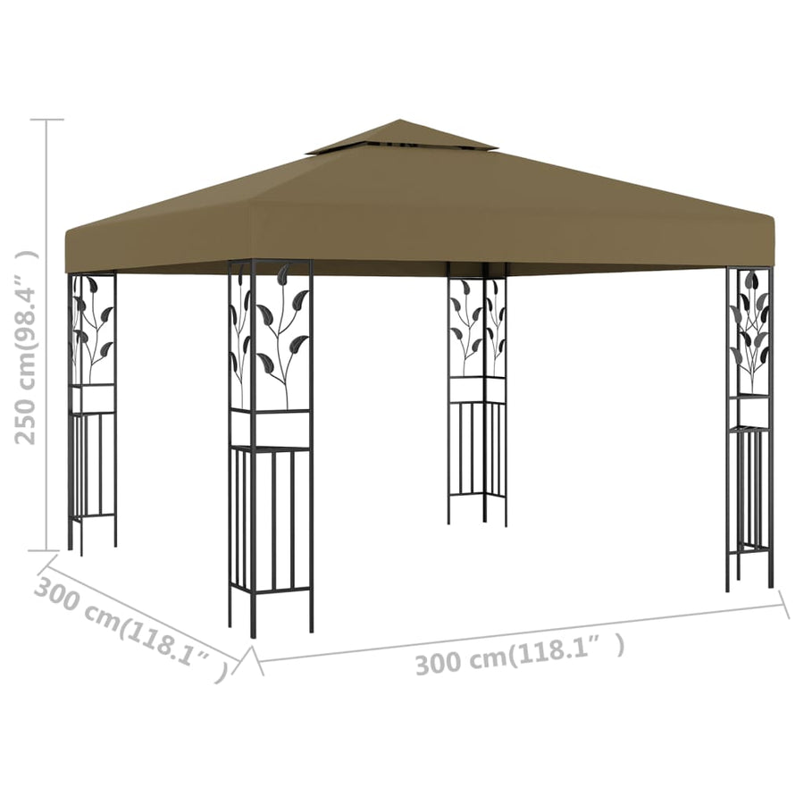 Prieel 180 G/M² 3X3 M Taupe